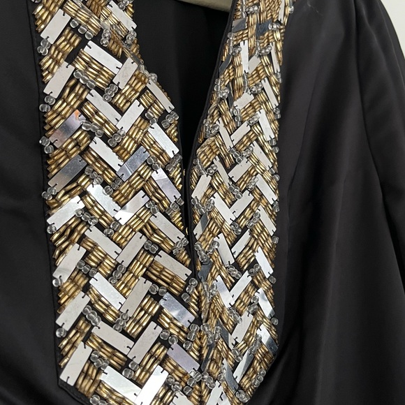 🍓 Tory Burch Sz 2 Barbara beaded sequin dress - Picture 12 of 14